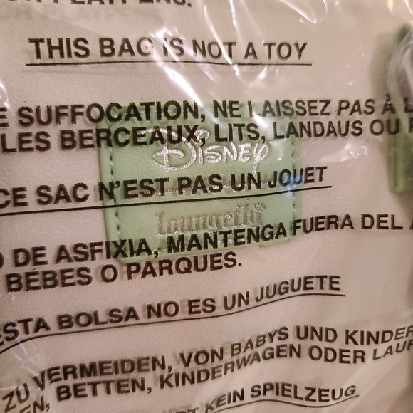 NWT Loungefly Disney Dogs Green Satchel - Picture 5 of 7